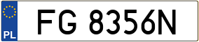 Truck License Plate